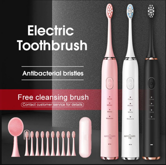 Electric Toothbrush Toothbrush Sonic Ultrasonic Brush IPX7 Waterproof Sonic Toothbrush Recharge Sterilization Discount
