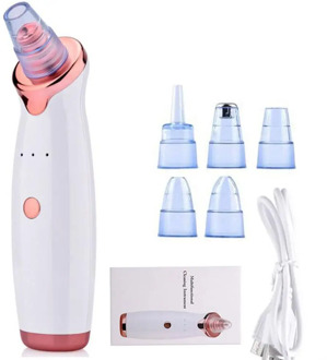 Electric Vacuum Pore Cleaner Blackhead Remover Acne Pores Remove Exfoliating Cleansing Facial Beauty Instrument USB Rechargeable