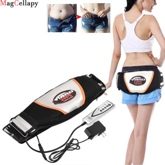 Electric Vibrating Massager Waist Trimmer Slimming Heating Belt with, Weight Loss Burning Fat on Belly Abdomen Full Body