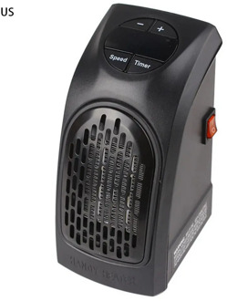 Electric Wall Heater Mini Portable Plug-in Personal Space Warmer for Indoor Heating Camping Any Place Adjustable Thermostat