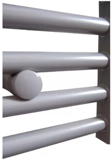 electrische design radiator 172 x 60 cm. zilver-grijs met WiFi thermostaat zwart HRAWZ601720/Z