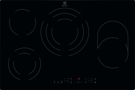 Electrolux 300 Radiant Hob - Keramische kookplaat, 80 cm lrr8438ck