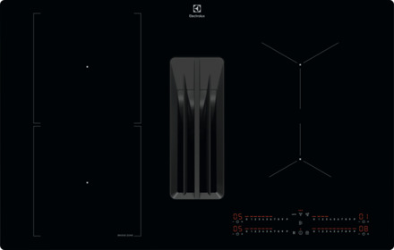 Electrolux Kookplaat met afzuiging Inductiekookplaat met afzuiging, 80 cm KCC83480I