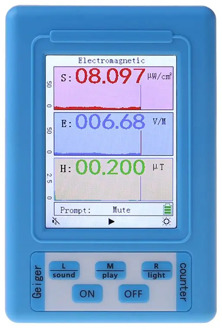 Electromagnetic Radiation Detector Dosimeter Monitor Radiation Tester EMF Meter