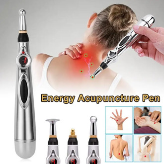 Electronic Acupuncture Pen Electric Meridians Laser Therapy Heal Massage Pen Meridian Energy Pen Relief Pain Tools Massage Tool