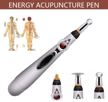 Electronic Acupuncture Pen Electric Meridians Laser Therapy Heal Massage Pen Meridian Energy Pen Relief Pain Tools