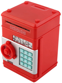 Electronic Money Safe Box Password Money Box Cash Coins Saving Box ATM Bank Safe Box Automatic Deposit Banknote Christmas Gifts