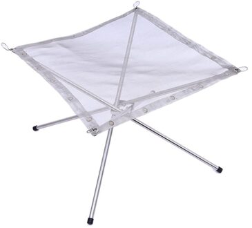Eleg-Draagbare Outdoor Vuurkorf: Instorten Staal Mesh Haard-Perfect Voor Kamperen, achtertuin En Tuin-Draagtas Inclu