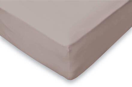 Elegance Hoeslaken Flanel 35cm Hoekhoogte - Taupe 120x200cm