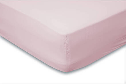 Elegance Hoeslaken Katoen Perkal 35cm Hoekhoogte - Roze 180x210/220cm