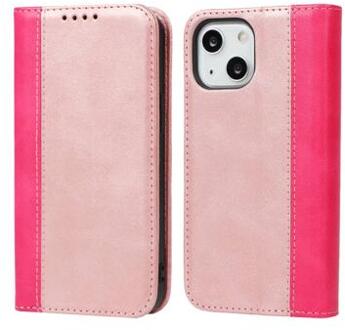 Elegance Series iPhone 14 Plus Wallet Case - Rose Gold / Hot Pink