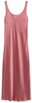 Elegant Bias-Cut Maxi Dress Maliparmi , Red , Dames - L,S,Xs