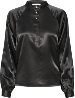 Elegant Estellemw Blouse Top in Zwart My Essential Wardrobe , Black , Dames - XS