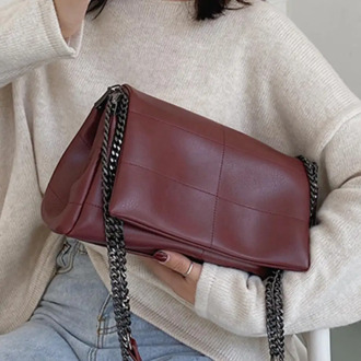 Elegant Female Flap Crossbody bag 2020 Fashion New High quality PU Leather Women's Designer Handbag Chain Shoulder Messenger Bag