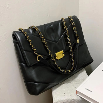 Elegant Female Large Tote bag 2020 Fashion New High quality PU Leather Women's Designer Handbag Chain Shoulder Messenger Bag