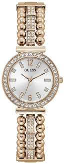 Elegant Rose Gold Stainless Steel Watch Guess , Yellow , Dames - ONE Size