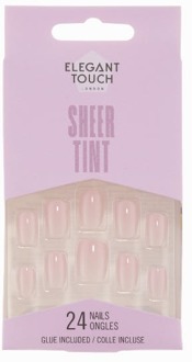 Elegant Touch Kunstnagels Elegant Touch Elegant Touch Sheer Tint Ballerina Pink 24 st