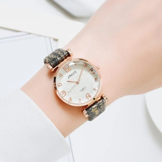Elegant Women Leather Strap Watch Fashion Ladies Quartz Wristwatch Elegant Women's Watches Reloj Mujer Clock Drop Shipping
