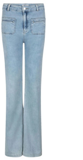 Elegante Boot-Cut Jeans Dante 6 , Blue , Dames - XL