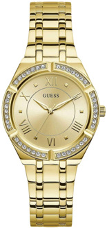 Elegante Cosmo gouden Horloge Guess , Yellow , Dames - ONE Size