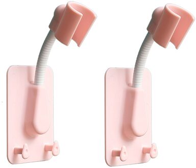 Elegante Douchekop Handset Houder Chrome Wall Mount Badkamer Universele Zuig Beugel Douchekop Houder Levert # YL10