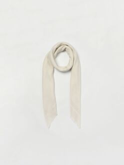 Elegante Effen Kleur Viscose Sjaal Ivoor