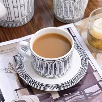 Elegante H Mark Golden Top Grade Bone China Koffie Cup Europese Thee Cup Set En Schotel Afternoon Tea Koffie Drinkware