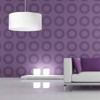 Elegante hanglamp SEVEN 40 cm wit, chroom