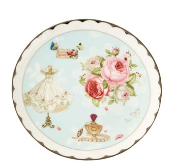 Elegante Kopje Thee Set Bone China Thee Kop En Schotel Set Bloemen Koffie Cup Set Theekopje Dessertbord Porselein drinkware 8 duim Plate