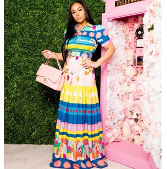 Elegante Korte Mouwen Afrikaanse Jurken Voor Vrouwen Dashiki Herfst Zomer Lange Maxi Jurk Dames Traditionele Afrikaanse Kleding XL