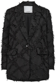 Elegante Kyra Blazer in Zwart Co'Couture , Black , Dames - M,S,Xs