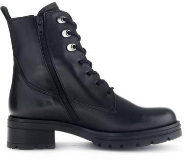 Elegante Leren Enkellaars - Zwart Gabor , Black , Dames - 36 Eu,42 Eu,40 1/2 Eu,39 Eu,38 Eu,42 1/2 Eu,38 1/2 Eu,37 Eu,44 Eu,43 Eu,35 1/2 Eu,40 Eu,35 EU