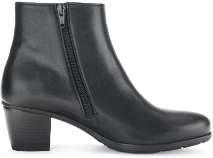 Elegante Leren Enkellaars - Zwart Gabor , Black , Dames - 38 1/2 Eu,37 Eu,37 1/2 Eu,38 Eu,39 Eu,40 1/2 Eu,36 Eu,42 Eu,35 1/2 Eu,40 EU