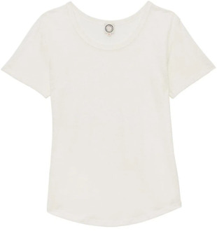 Elegante Linnen T-shirt Ines De La Fressange Paris , White , Dames - Xl,L,Xs