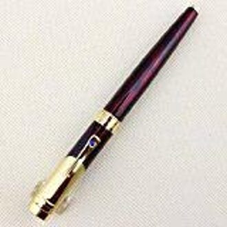 Elegante Mooie Rollerball Pen Metaal Kantoor School Pen Klassieke Goud Zwarte Goud Clip Pen Claret & Gouden