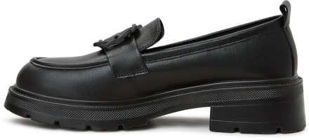 Elegante Platform Loafers in Zwart Cesare Gaspari , Black , Dames - 38 Eu,39 Eu,41 Eu,40 Eu,37 EU