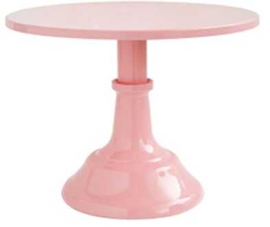 Elegante Ronde Voetstuk Dessert Tafel Hoge Lade Cake Stand Houder Cupcake Decorating Display Rack Bakvormen Verjaardag Wedding Party roze