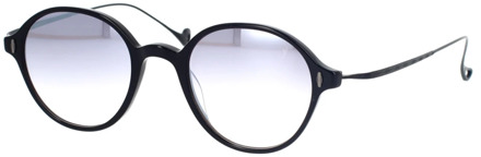 Elegante Ronde Zonnebril Eyepetizer , Black , Unisex - 45 MM