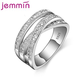 Elegante S925 Stamped Ringen Voor Vrouwen Party Bruids Sieraden 925 Sterling Silver Wedding Engagement Ring Maat 5 To13 10