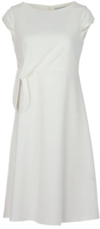 Elegante scuba crépe sheath jurk Vicario Cinque , White , Dames - 2Xl,Xl,M,S,Xs
