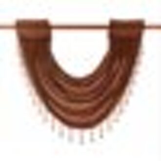 Elegante Witte Gaas Gordijn. Crystal Kwasten Versierd De Gordijn. Drape Water Rimpel Gordijn 1 piece1