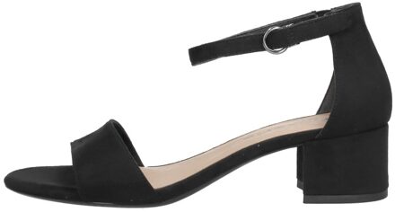 Elegante zwarte open sandalen Tamaris , Black , Dames - 36 EU