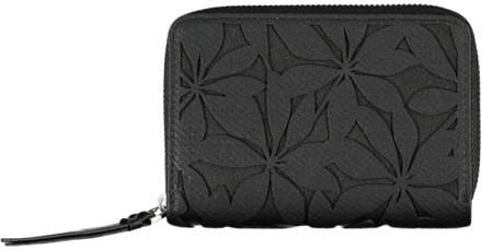 Elegante zwarte portemonnee met stijlvolle versiering Desigual , Black , Dames - ONE Size