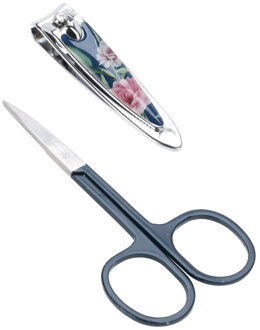 Eleganza Nagelschaar of manicure schaartje met knipper - RVS - 8.5 cm - persoonlijke verzorging