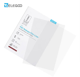 ELEGOO 5PCs FEP Release Films Set 140200 MM 0.127mm Thickness for Mars MARS PRO SLA LCD 3D Printer 3D Printer Parts Filament