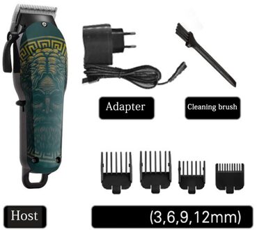 Elektr Krachtige Clipper Haar Maaier Trimmer Baard Scheerapparaat Kapsel Kapsel Professionele Snijden Motor Lithium Batterij stijl-1