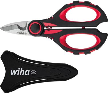 Elektricienschaar met krimpfunctie in blister (41923) 160 mm Wit