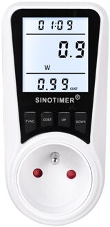 Elektriciteit Usage Monitor Digitale Wattmeter Ac Power Meter 110V-230V Energy Meter Socket Power Monitor Eu/us/Uk/Br Plug FR