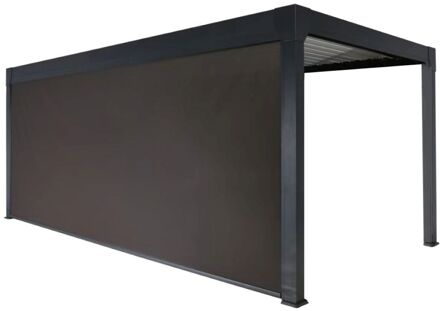 Elektrisch Gordijn - 6m - Accessoire Pergola Actual Xxl - Met Afstandsbediening - Aluminium