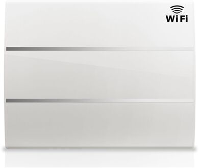 Elektrisch Radiator Evelyn Wifi 1500w Slim Keramische Traagheid Wit